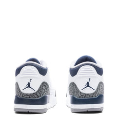 3 Retro (PS) - White/Midnight Navy/Cement Grey