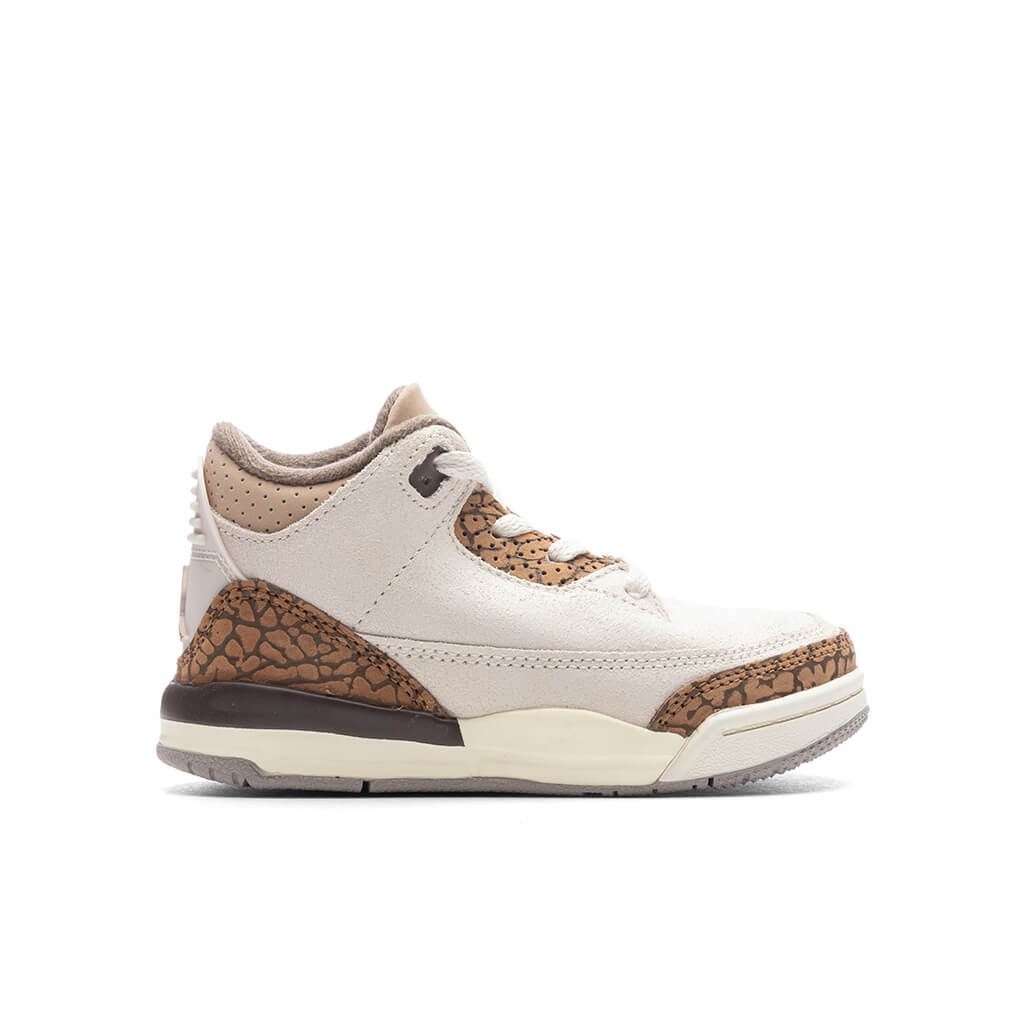 3 Retro (TD) - Light Orewood Brown/Metallic Gold