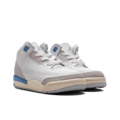 3 Retro 'Lucky Shorts' (TD) - Summit White/Hydrogen Blue/Legend Blue