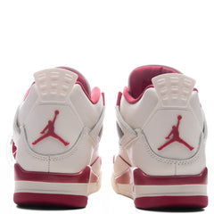 Women's 4 Retro 'Valentine's Day' - Pale Ivory/Sierra Red/Tough Red