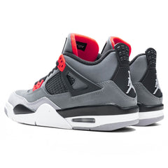 4 Retro 'Infrared' (GS) - Dark Grey/Infrared 23/Black Cement Grey
