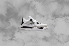 4 Retro (PS) - White/Black/Neutral Grey