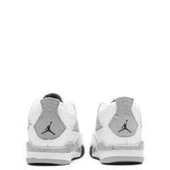 4 Retro (TD) - White/Midnight Navy/Light Smoke Grey