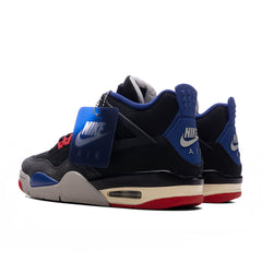 4 Retro 'Rare Air' (GS) - Black/Fire Red/Deep Royal Blue