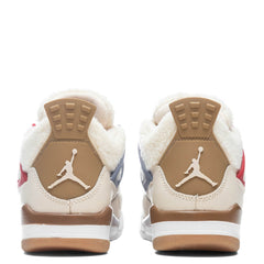 4 Retro (GS) - Pearl White/Dark Driftwood