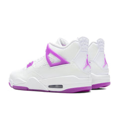 4 Retro (GS) - White/Hyper Violet
