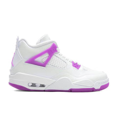 4 Retro (GS) - White/Hyper Violet