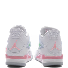 4 Retro 'Valentine's Day' (GS) - White/Medium Soft Pink/Half Blue
