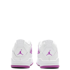 4 Retro (TD) - White/Hyper Violet