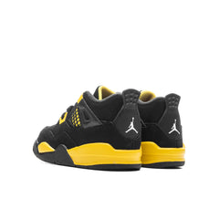 4 Retro (TD) Thunder - Black/White/Tour Yellow