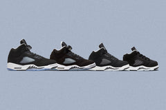 5 Retro (GS) 'Oreo' - Black/Cool Grey