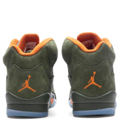 5 Retro 'Olive' (GS) - Army Olive/Solar Orange