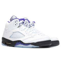 5 Retro - White/Dark Concord/Black