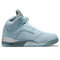 Women's 5 Retro "Bluebird"- Ice/Blue Graphite