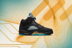 5 Retro Aqua - Black/Aquatone/Taxi