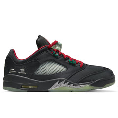 5 Retro Low SP x CLOT - Black/Classic Jade/Fire Red