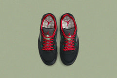 5 Retro Low SP x CLOT - Black/Classic Jade/Fire Red