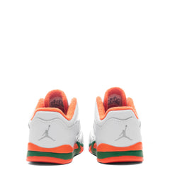 5 Retro Low (TD) - Football Grey/Brilliant Orange/Pine Green