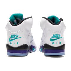 5 Retro OG 'Grape' (GS) - White/New Emerald/Grape