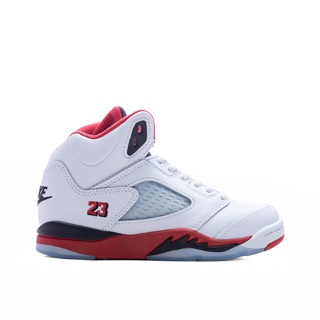 5 Retro OG Fire Red 'Black Tongue' (PS) - White/Fire Red/Black