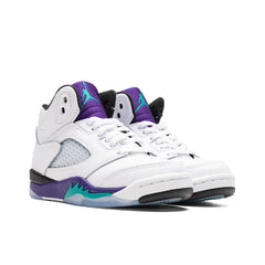 5 Retro OG 'Grape' (PS) - White/New Emerald/Grape