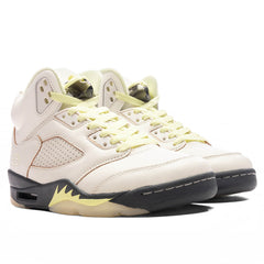 Women's 5 Retro - Sail/Luminous Green/Anthracite