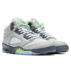 5 Retro (GS) 'Green Bean' - Silver/Flint Grey