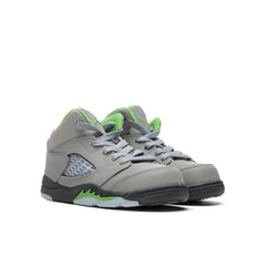 5 Retro (TD) 'Green Bean' - Silver/Flint Grey