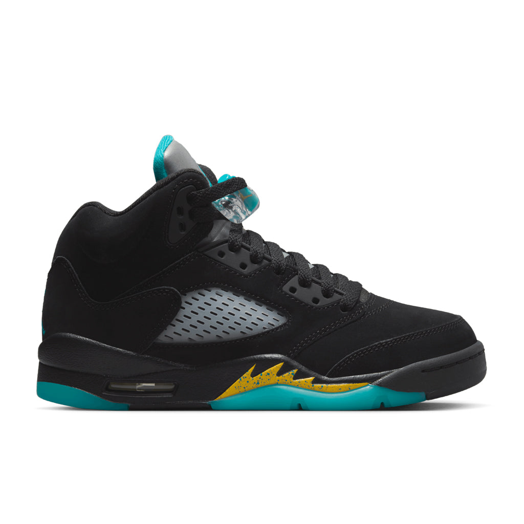 5 Retro (GS) Aqua - Black/Aquatone/Taxi