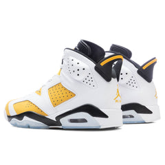 6 Retro - White/Yellow Ochre/Black