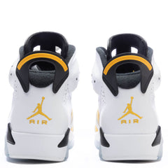 6 Retro - White/Yellow Ochre/Black
