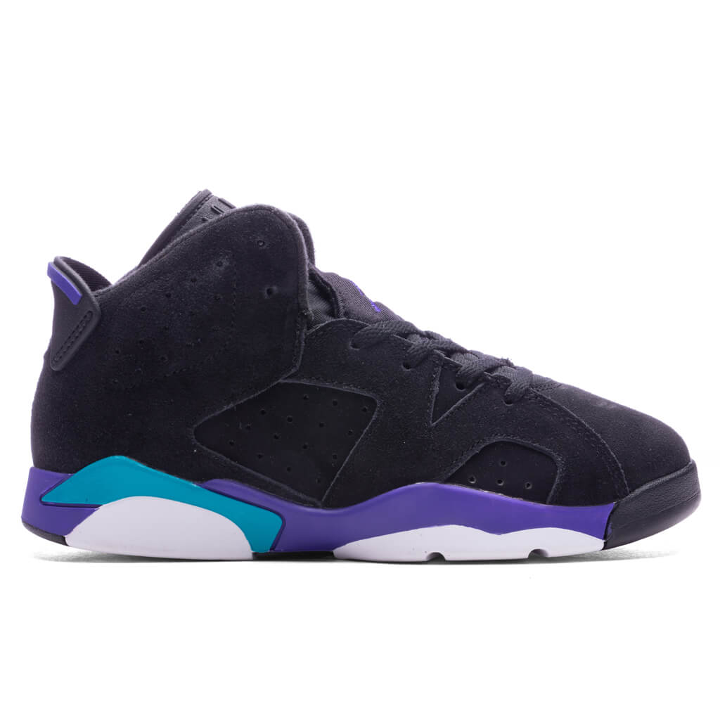 6 Retro (PS) 'Aqua' - Black/Bright Concord/Aquatone