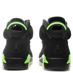 6 Retro - Black/Electric Green