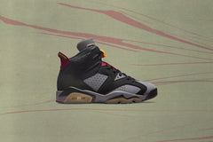 6 Retro 'Bordeaux' - Black/Bordeaux/Light Graphite