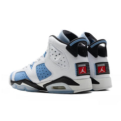 6 Retro "UNC" (GS) - University Blue/White/Black/College Navy