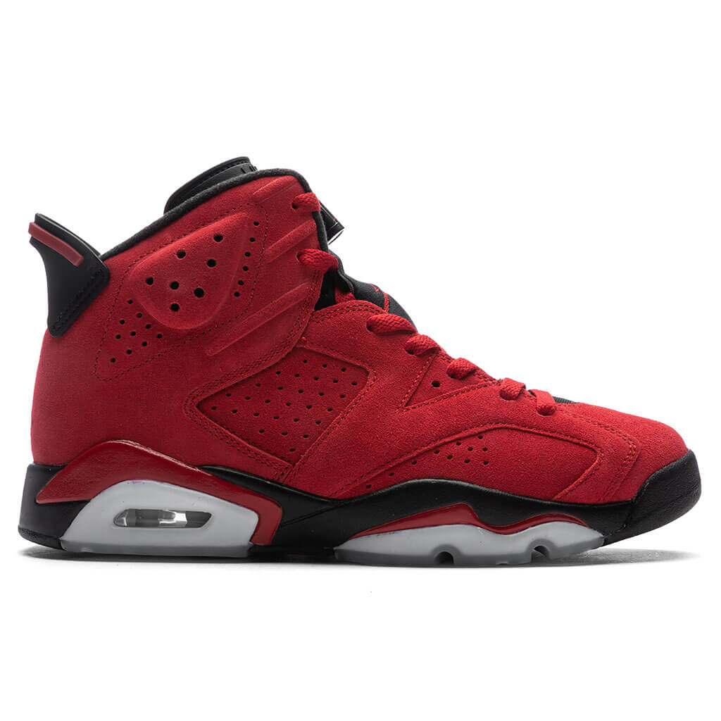 6 Retro Toro Bravo - Varsity Red/Black