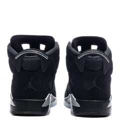 6 Retro (GS) - Black/Metallic Silver/Black