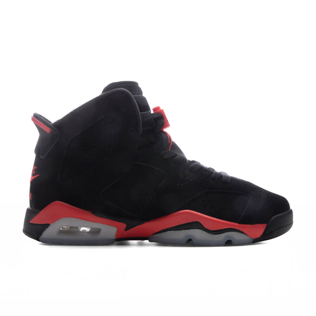 6 Retro 'Infrared Salesman' (GS) - Black/Light Crimson
