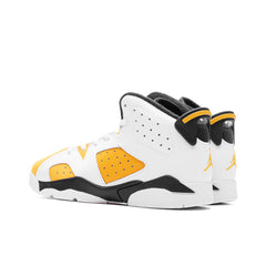 6 Retro (PS) - White/Yellow Ochre/Black