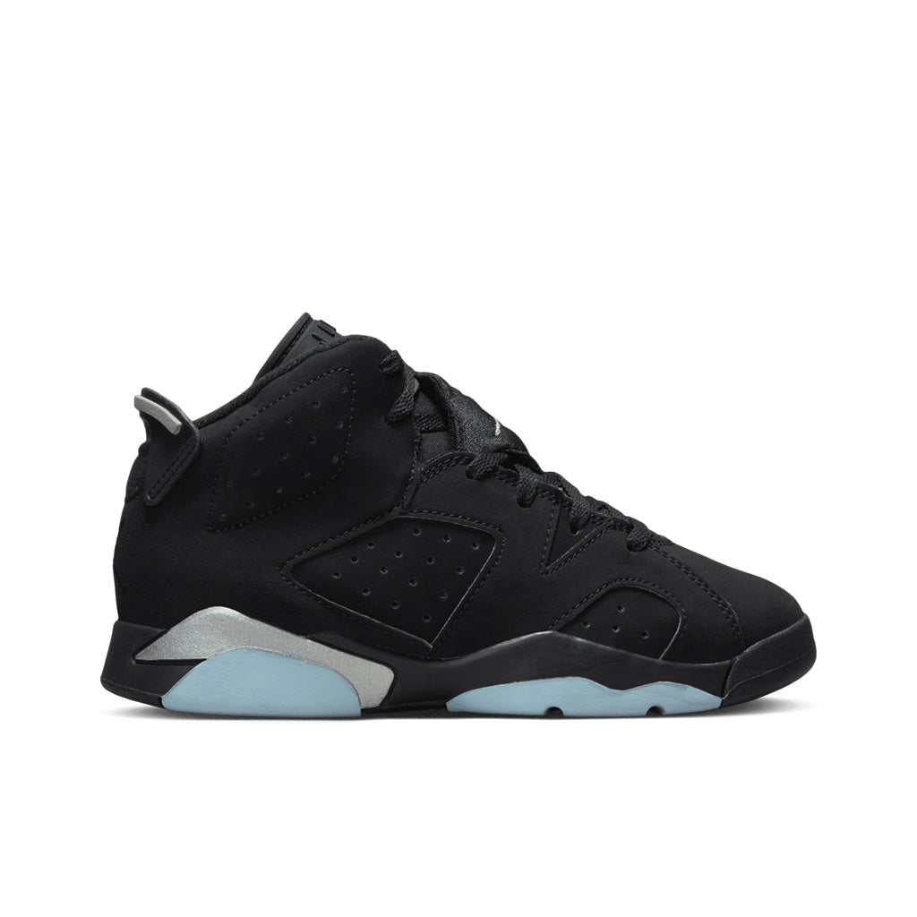6 Retro (PS) - Black/Metallic Silver/Black