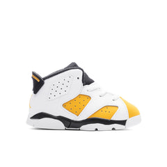 6 Retro (TD) - White/Yellow Ochre/Black