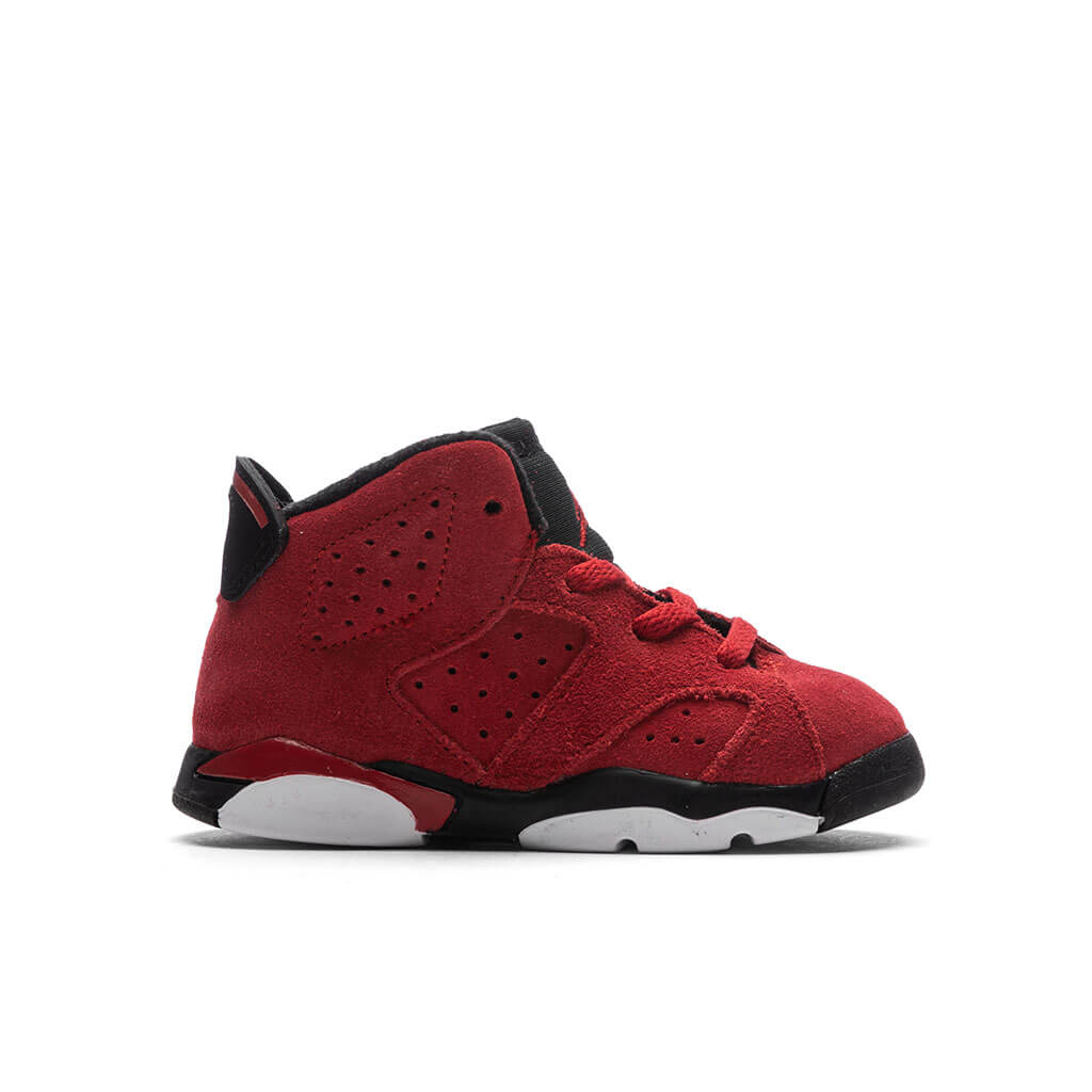 6 Retro (TD) Toro Bravo - Varsity Red/Black