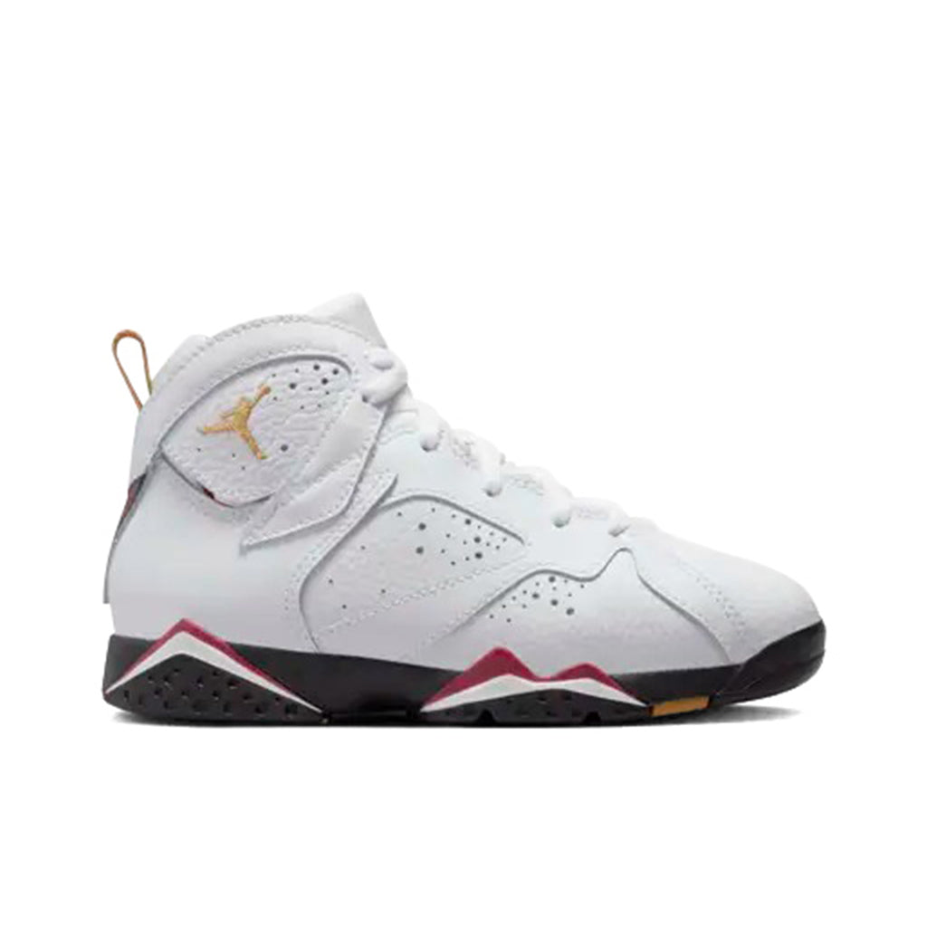 7 Retro (PS) - White/Cardinal Red/Chutney