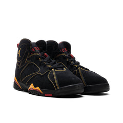 7 Retro (PS) 'Citrus' - Black/Citrus/Varsity Red
