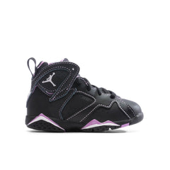 7 Retro (TD) - Black/Barely Grape/Rush Fuchsia