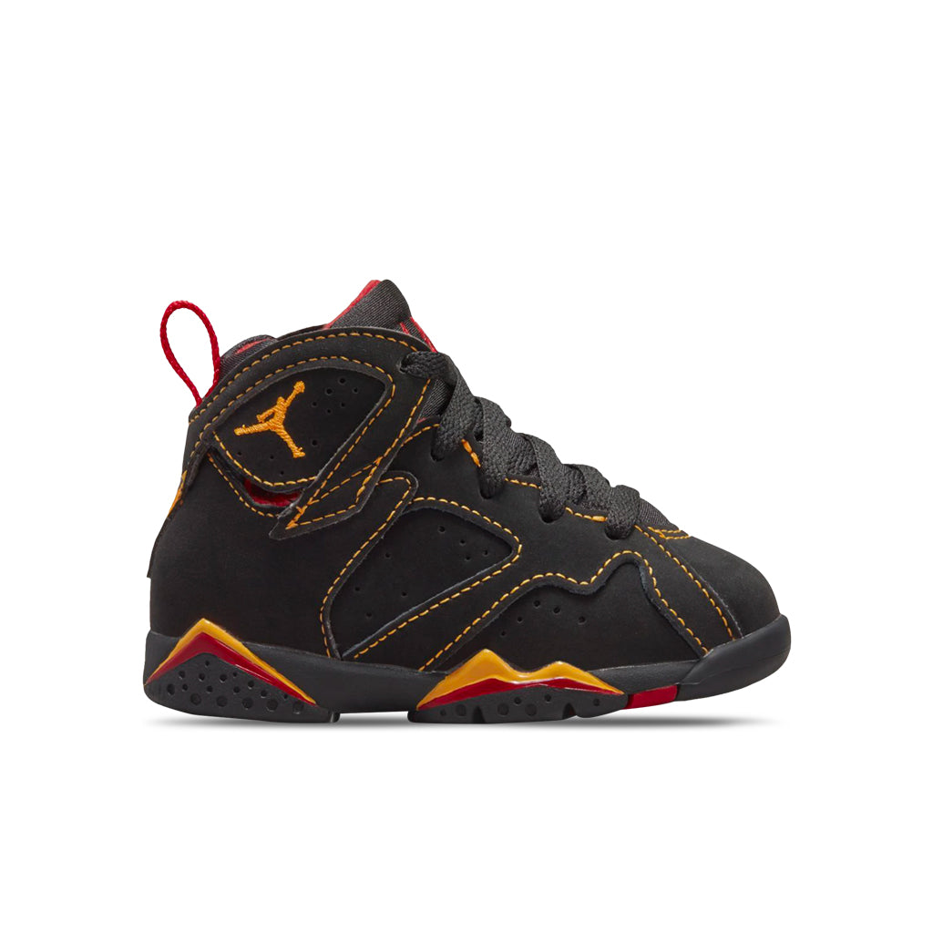 7 Retro (TD) 'Citrus' - Black/Citrus/Varsity Red