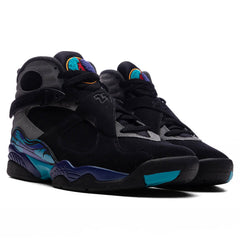 8 Retro 'Aqua' - Black/Multi Color