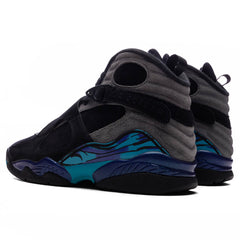 8 Retro 'Aqua' - Black/Multi Color