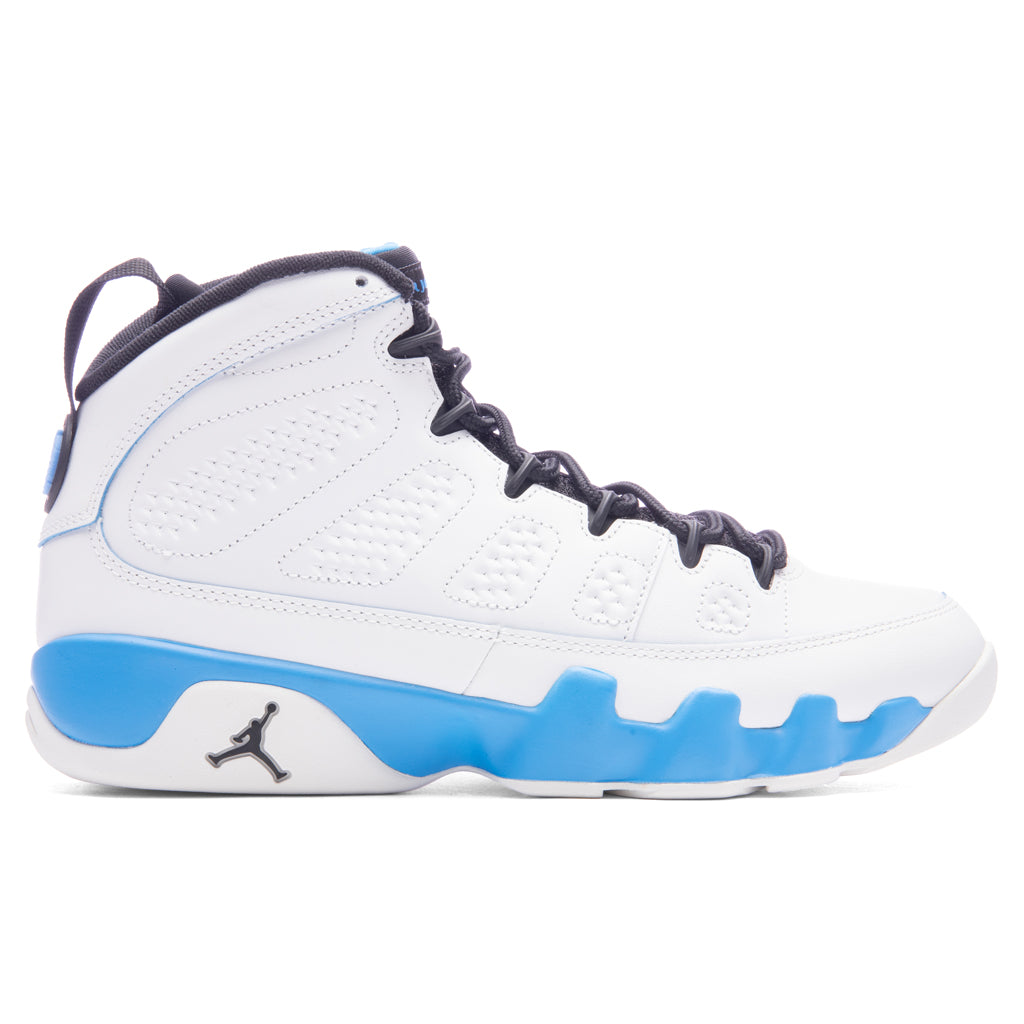 9 Retro 'Powder Blue' - Summit White/Black/Dark Powder Blue