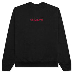 Women's Crew Sweatshirt - Black/Gym Red